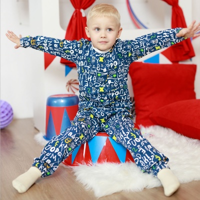 Штаны Шрифт Чуди Кидс 229424 синий 01